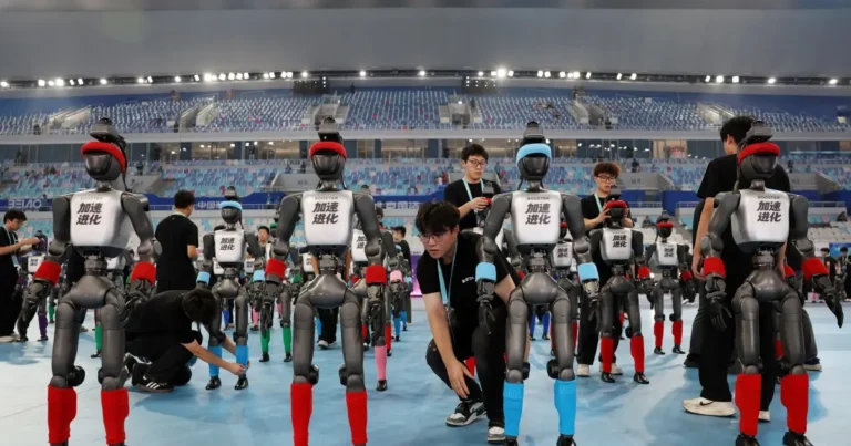 Chinese humanoid robot breaks the record of world's fastest man alive Hussien Bolt