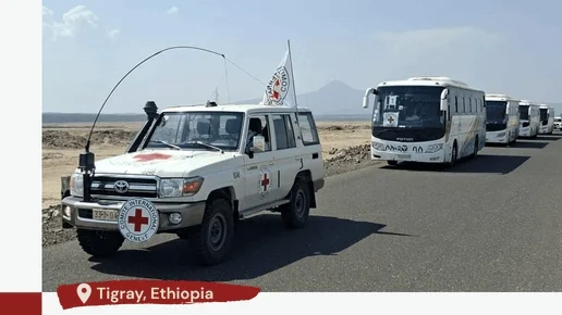 ICRC moved 161 peoples out of the conflicted Tigray region