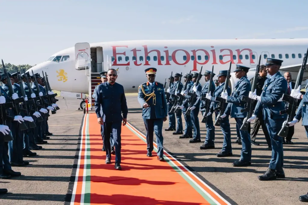 Prime Minister Abiy arrives in Kenya to honor country’s heroes
